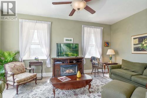 1380 Queen Street W, Caledon, ON - Indoor Photo Showing Living Room With Fireplace