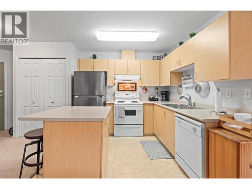 4900 Okanagan Avenue Unit# 402, Vernon, BC - Indoor Photo Showing Kitchen With Double Sink