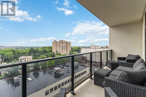 809 - 505 Talbot Street, London East (East F), ON - Outdoor With Balcony With View With Exterior