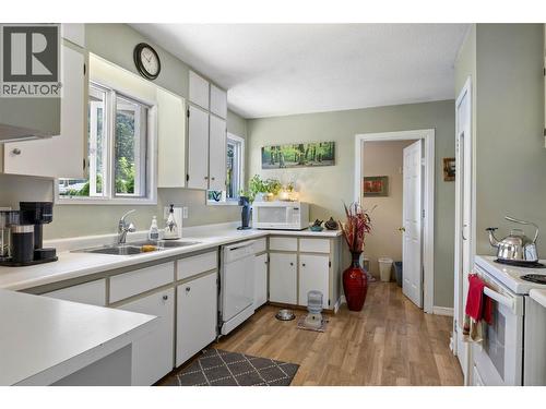 229 Lakeshore Drive, Chase, BC - Indoor Photo Showing Kitchen With Double Sink