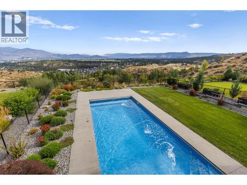 1240 Ponds Avenue, Kelowna, BC - Outdoor With In Ground Pool With View