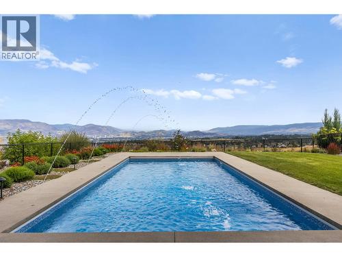 1240 Ponds Avenue, Kelowna, BC - Outdoor With In Ground Pool With View