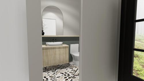 Powder room - 74 Av. De La Rivière, Fossambault-Sur-Le-Lac, QC 