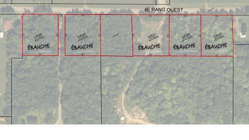 Plan (croquis) - 4E Rang O., New Richmond, QC 