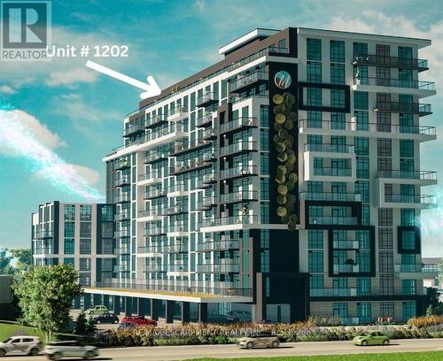 1202 - 461 Green Road, Hamilton, ON - Outdoor With Facade