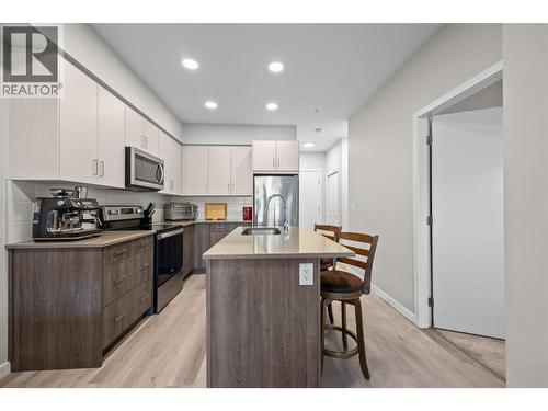 2301 Carrington Road Unit# 128, West Kelowna, BC - Indoor Photo Showing Kitchen With Stainless Steel Kitchen With Upgraded Kitchen