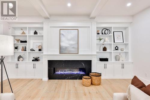 57 Joymar Drive, Mississauga, ON - Indoor Photo Showing Other Room With Fireplace