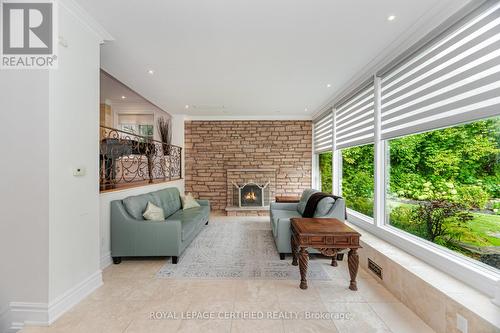 2197 Courrier Lane, Mississauga, ON - Indoor With Fireplace