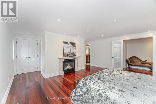 2197 Courrier Lane, Mississauga, ON - Indoor Photo Showing Bedroom With Fireplace