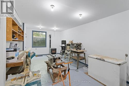 REAR WORK AREA ~ 23' X 17' - 1402 Hwy 6, Hamilton, ON - Indoor
