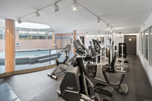 408-1010 View St, Victoria, BC - Indoor Photo Showing Gym Room