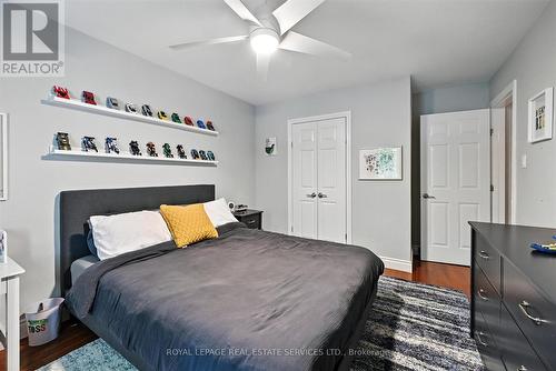 Third Bedroom with Hardwood Flooring - 4240 Dunvegan Road, Burlington, ON - Indoor Photo Showing Bedroom