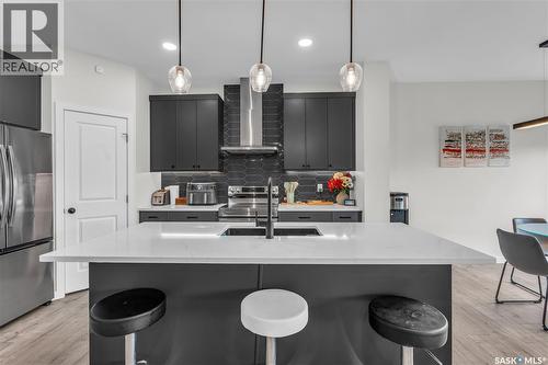 326 Prasad Union, Saskatoon, SK - Indoor Photo Showing Kitchen With Double Sink With Upgraded Kitchen