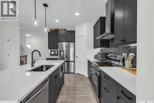 326 Prasad Union, Saskatoon, SK - Indoor Photo Showing Kitchen With Upgraded Kitchen