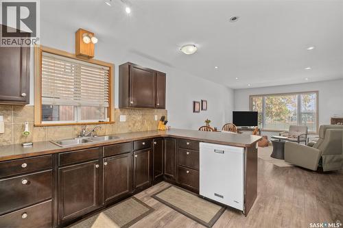441 6Th Street E, Prince Albert, SK - Indoor Photo Showing Kitchen With Double Sink