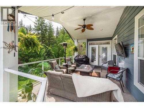Covered Patio - 2423 Paramount Drive, West Kelowna, BC - Outdoor With Deck Patio Veranda With Exterior