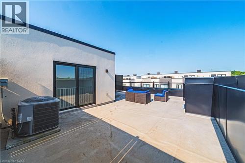 View of patio / terrace with an outdoor hangout area - 1121 Cooke Boulevard Unit# 13, Burlington, ON - Outdoor