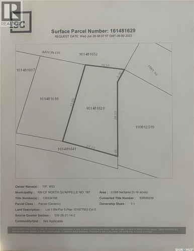 Lot 1 Aaron Drive, Fort San, SK 