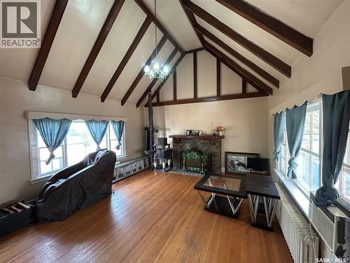 1402 2Nd Street, Estevan, SK - Indoor With Fireplace