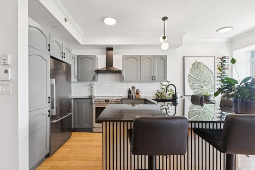 Cuisine - 608-1160 Ch. D'Aylmer, Gatineau (Aylmer), QC - Indoor Photo Showing Kitchen With Upgraded Kitchen