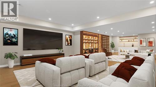 25 Harmony Court, Lasalle, ON - Indoor Photo Showing Living Room