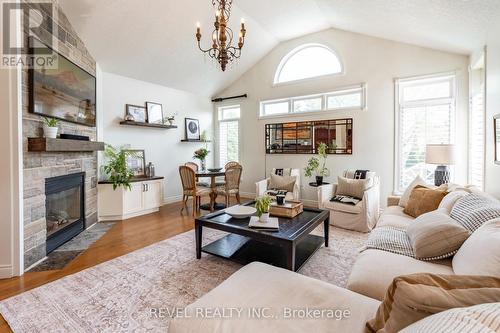 333 Milla Court, Waterloo, ON - Indoor Photo Showing Living Room With Fireplace