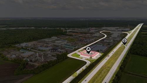Aerial photo - 250 Rue Industrielle, Saint-Roch-De-L'Achigan, QC - Outdoor With View