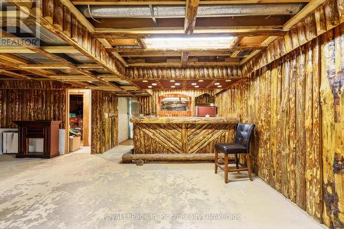 Bar in basement area - 440 Concession Rd 16 Concession E, Tiny, ON - Indoor Photo Showing Basement