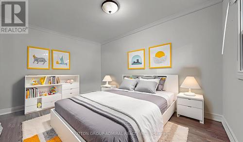 Virtually staged photo - 2 Newman Avenue, Richmond Hill, ON - Indoor Photo Showing Bedroom