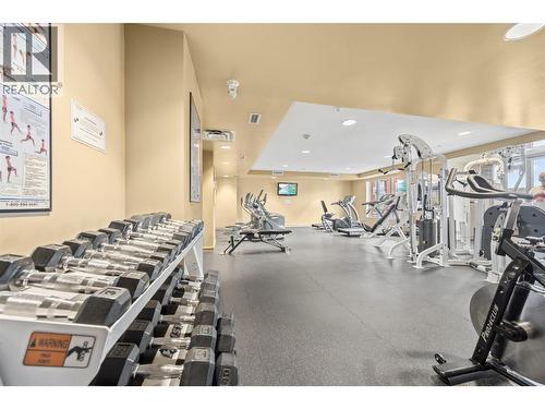 1160 Bernard Avenue Unit# 1203, Kelowna, BC - Indoor Photo Showing Gym Room