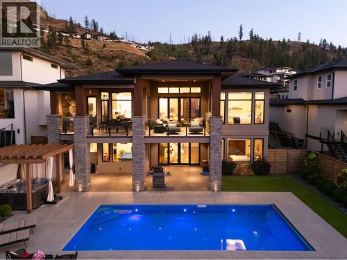 5640 Mountainside Drive, Kelowna, BC - Outdoor With In Ground Pool With Deck Patio Veranda