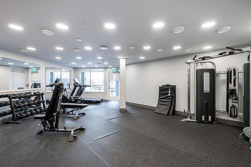 609 7936 206 Street, Langley, BC - Indoor Photo Showing Gym Room