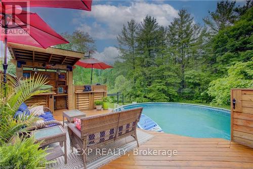above ground pool deck - 5794 Tenth Line, Erin, ON - Outdoor