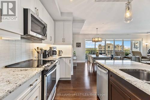 1001 - 505 Talbot Street, London East (East F), ON - Indoor Photo Showing Kitchen With Upgraded Kitchen