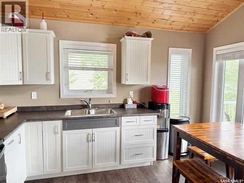319 Ravine Road, Big Shell, SK - Indoor Photo Showing Kitchen With Double Sink