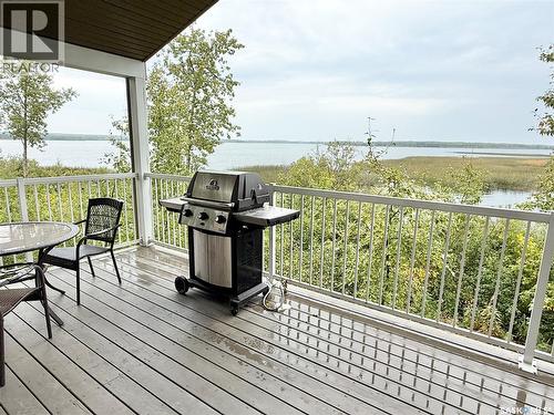 319 Ravine Road, Big Shell, SK - Outdoor With Body Of Water With Deck Patio Veranda With View With Exterior