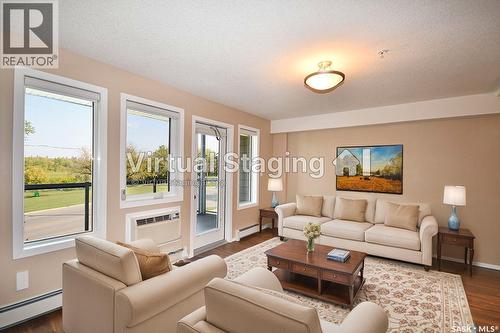 202 395 River Street E, Prince Albert, SK - Indoor Photo Showing Living Room