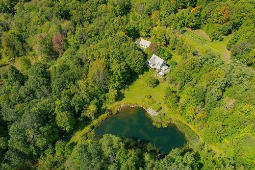 Photo aérienne - 87 Ch. Fairmount, Lac-Brome, QC - Outdoor With Body Of Water With View