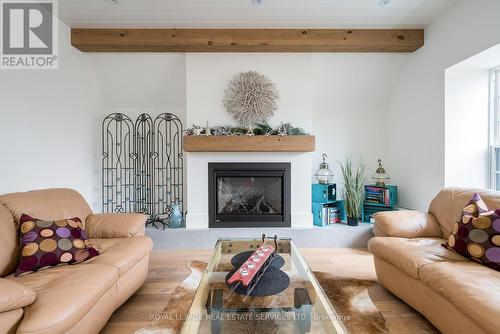 53 Niagara Street, Collingwood, ON - Indoor Photo Showing Living Room With Fireplace