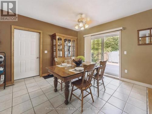 Eat-in Kitchen with Walk-out to Large Decks - 69 Woodchester Avenue, Bracebridge (Macaulay), ON - Indoor Photo Showing Dining Room