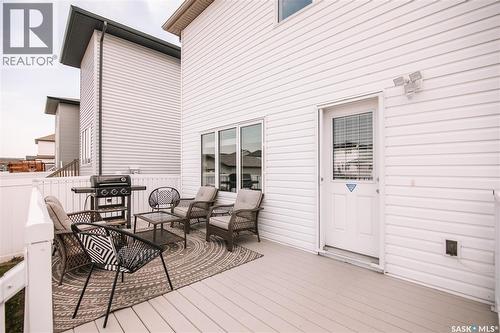 2842 Elgaard Drive, Regina, SK - Outdoor With Deck Patio Veranda With Exterior