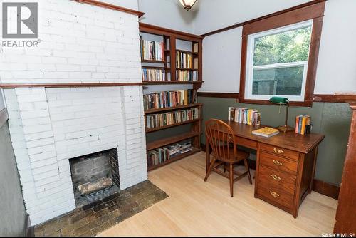 533 Manitoba Avenue, Kerrobert, SK - Indoor With Fireplace