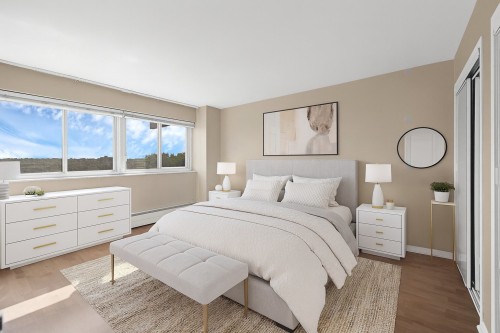 Master Bedroom - 807-5700 Boul. Cavendish, Côte-Saint-Luc, QC - Indoor Photo Showing Bedroom