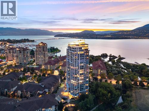 1075 Sunset Drive Unit# Ph1, Kelowna, BC - Outdoor With Body Of Water With View