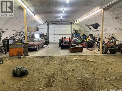 Harris Horse Ranch, Harris Rm No. 316, SK - Indoor Photo Showing Garage