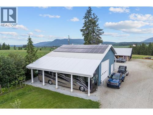 4911 Malpass Road, Armstrong, BC - Outdoor With Deck Patio Veranda With View