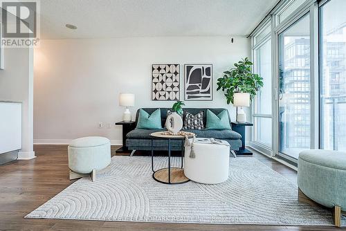 1612 - 25 Telegram Mews, Toronto, ON - Indoor Photo Showing Living Room