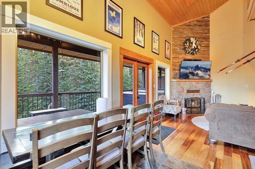 1211 Apex Mountain Road Unit# 1, Penticton, BC - Indoor With Fireplace