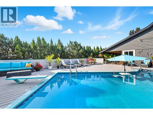 3341 Broadview Road, West Kelowna, BC - Outdoor With In Ground Pool With Backyard