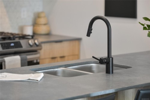 207-1114 Samar Cres, Langford, BC - Indoor Photo Showing Kitchen With Double Sink